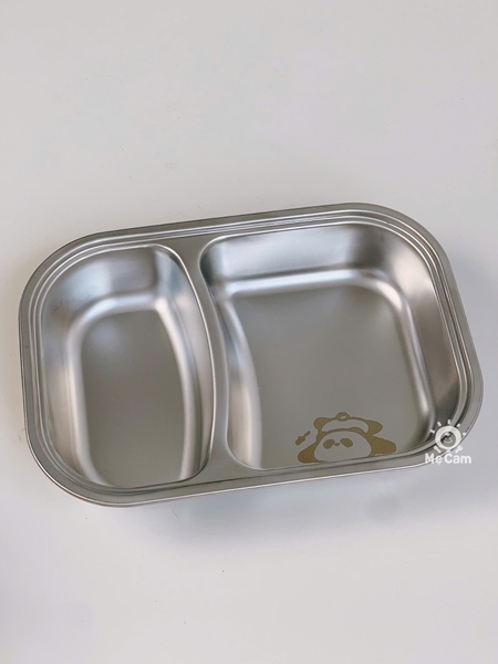 Khay ăn dặm inox chia ngăn