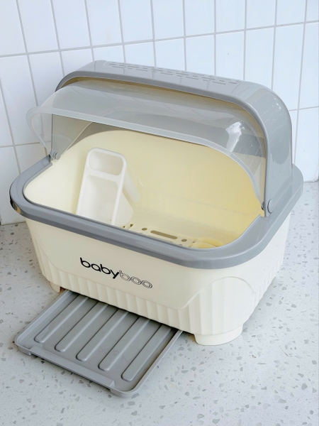 Khay úp chén bát ăn dặm Babyboo