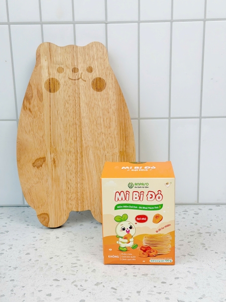 Mì ăn dặm Anpaso rau cải bó xôi và bí đỏ cho bé từ 6 tháng