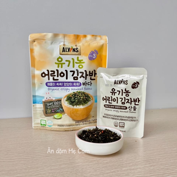 Rong biển hữu cơ rắc cơm Alvins