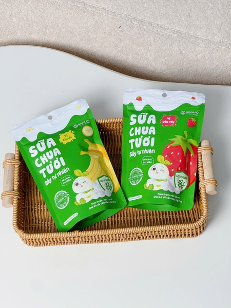 Sữa chua tươi sấy tự nhiên Anpaso cho bé ăn dặm