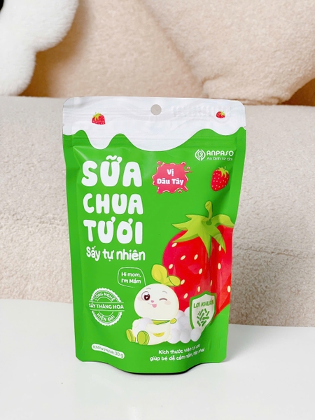 Sữa chua tươi sấy tự nhiên Anpaso cho bé ăn dặm