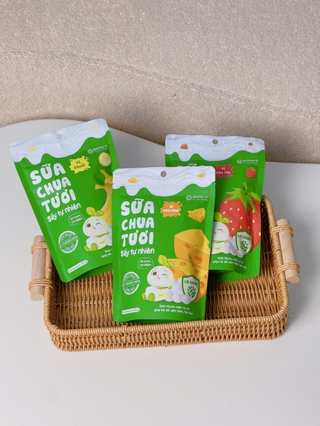 Sữa chua tươi sấy tự nhiên Anpaso cho bé ăn dặm