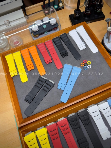 Bracelet De Montre Hybride Pour Richard Mille RM030/035/055 - 8 Couleurs - 130mm+60mm - Neuf Avec étiquette