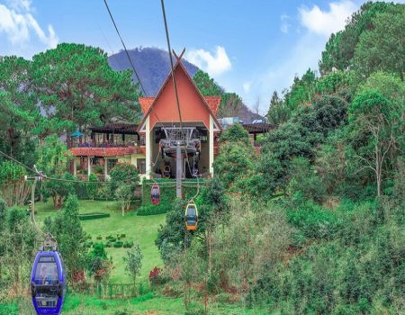 TOUR 4 - TOUR CHINH PHỤC ĐỈNH LANGBIANG  THÁC DATANLA  CRAZY HOUSE