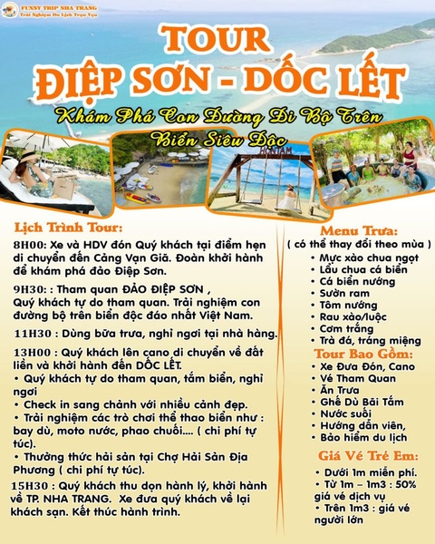 TOUR ĐIỆP SƠN  - DỐC LẾT KHÁM PHÁ CON ĐƯỜNG TRÊN BIỂN SIÊU ĐỘC ĐÁO