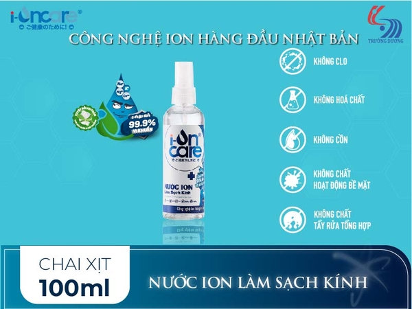 Nước ION Làm sạch kính
