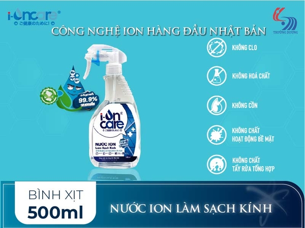 Nước ION Làm sạch kính