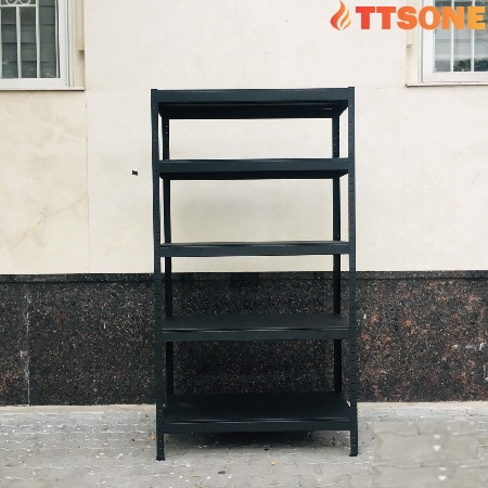 Kệ 5 Tầng Tấm Thép 100cmx45cmx183cm Màu Đen FABINA