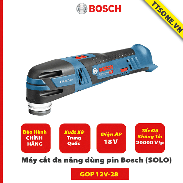 Máy cắt đa năng dùng pin Bosch GOP 12V-28 (SOLO) - Chính Hãng