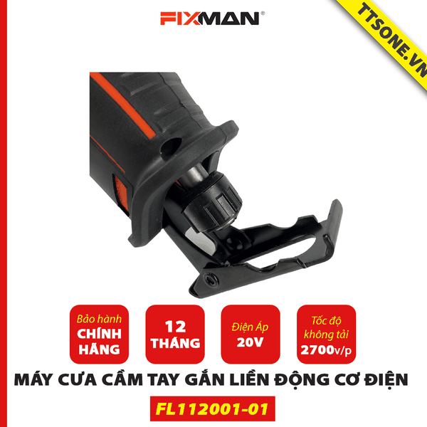 Máy Cưa Cầm Tay Gắn Liền Động Cơ Điện FIXMAN FL112001-01 Chính Hãng