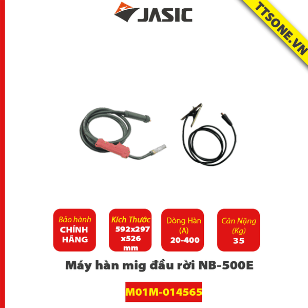 Máy hàn mig đầu rời NB-500E（đầu cấp dây không cáp)- Jasic - Chính Hãng