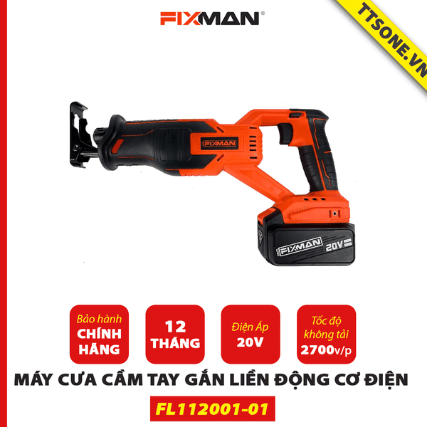 Máy Cưa Cầm Tay Gắn Liền Động Cơ Điện FIXMAN FL112001-01 Chính Hãng