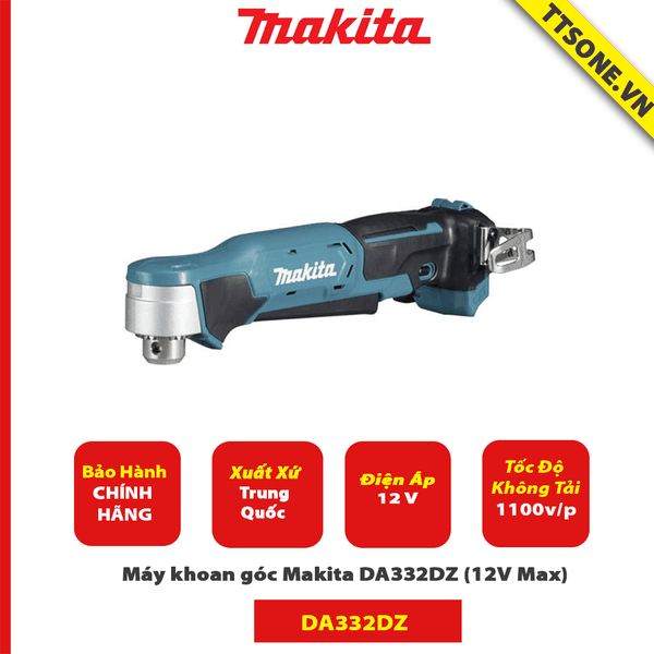 Máy khoan góc Makita DA332DZ (12V Max) - Chính Hãng