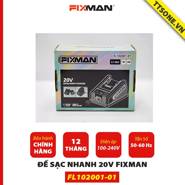 Đế Sạc Nhanh 20V Fixman FL102001-01 - Chính hãng