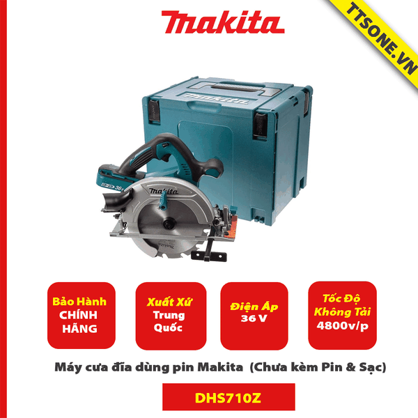 Máy cưa đĩa dùng pin Makita DHS710Z 36V (Chưa kèm Pin & Sạc) - Chính Hãng
