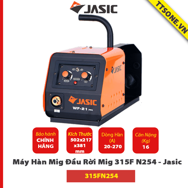 Máy Hàn Mig Đầu Rời Mig 315F N254 - Jasic (TP3) - Chính Hãng