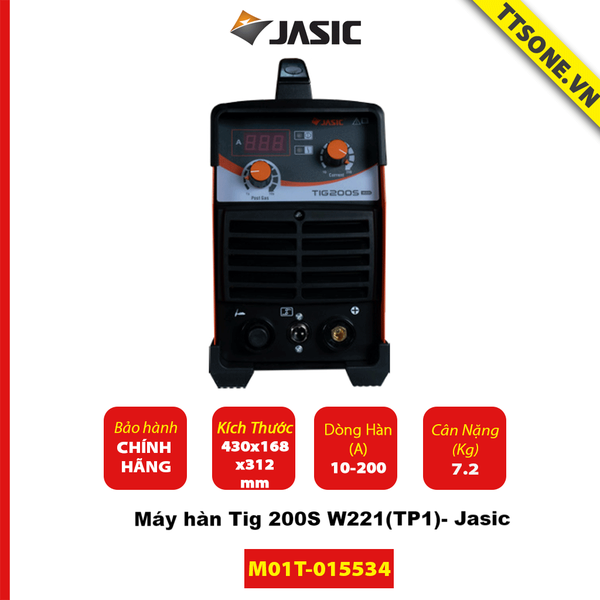 Máy Hàn Tig 200S W221(TP2)- Jasic - Chính Hãng