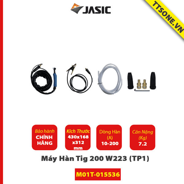 Máy Hàn Tig 200 W223 (TP1)- Jasic - Chính Hãng