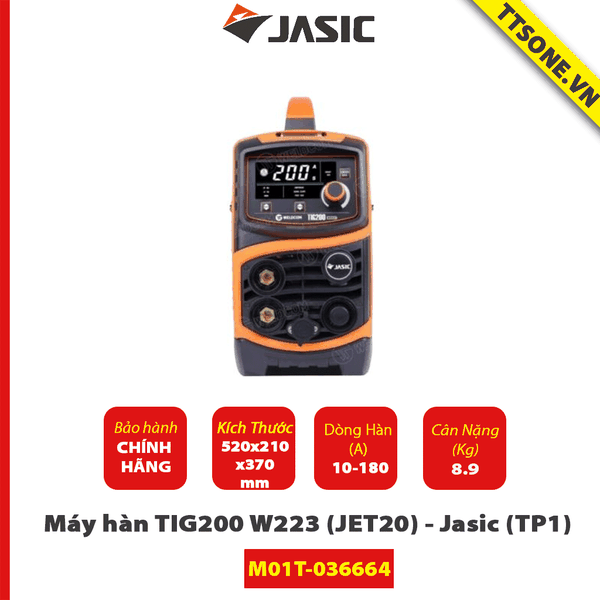 Máy Hàn TIG200 W223 Ⅱ (JET20) - Jasic (TP1)