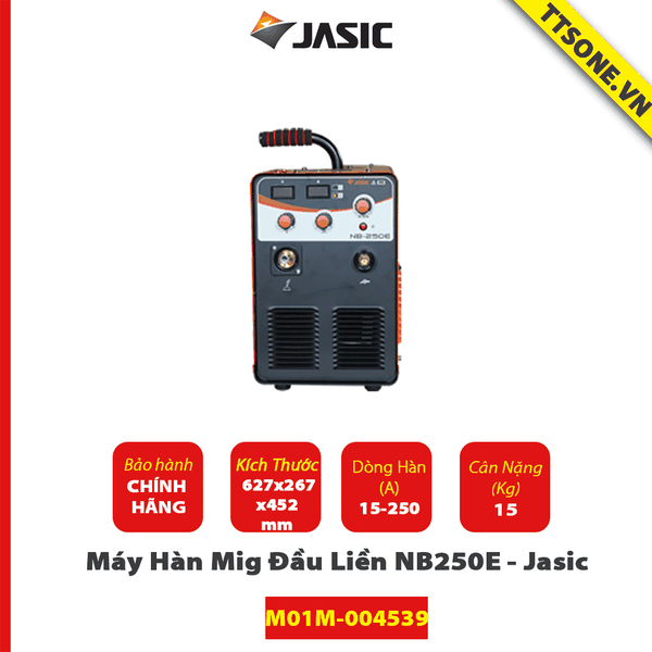 Máy Hàn Mig Đầu Liền NB250E - Jasic - Chính Hãng