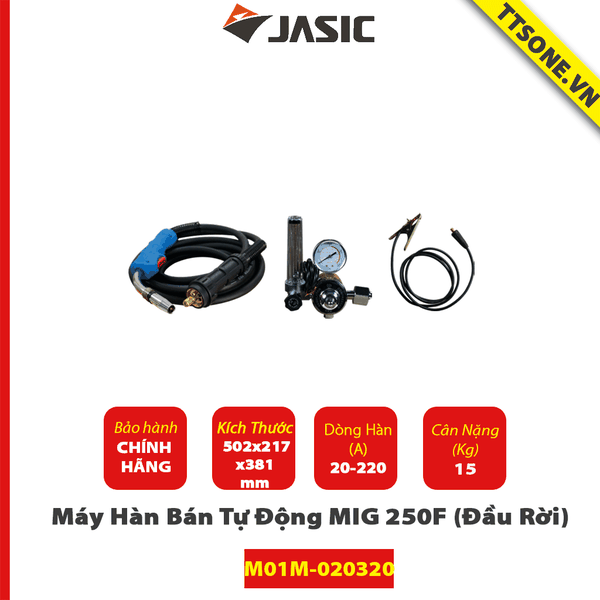 Máy Hàn Bán Tự Động MIG 250F (Đầu Rời, Điện Áp 380)(tp5) - Chính Hãng