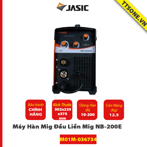 Máy Hàn Mig Đầu Liền Mig NB-200E (TP2)- Chính Hãng