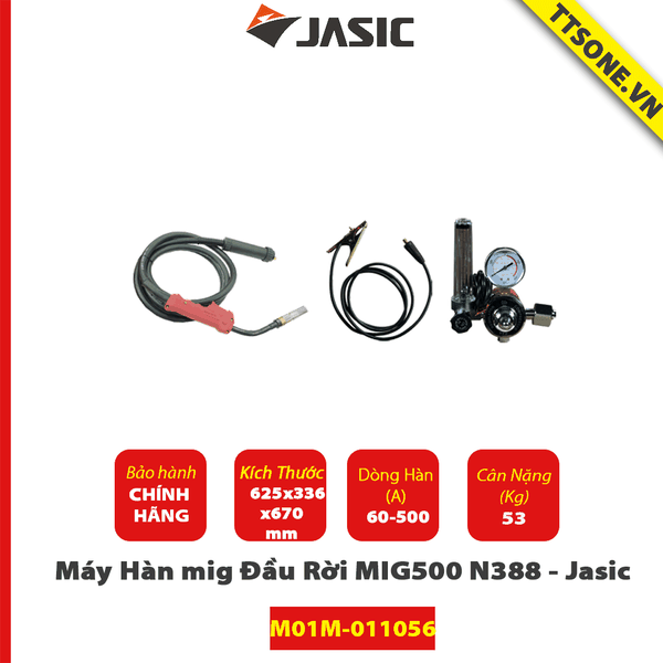 Máy Hàn mig Đầu Rời MIG500 N388 - Jasic (TP1)