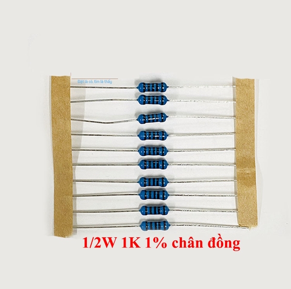 Điện trở vạch 1/2W 1K 1%