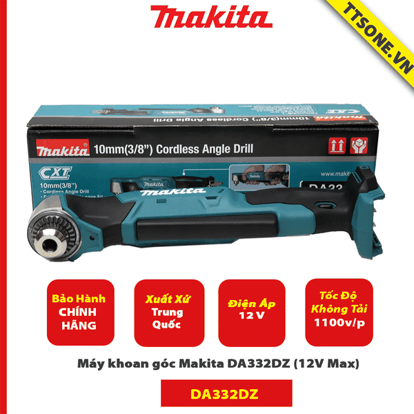 Máy khoan góc Makita DA332DZ (12V Max) - Chính Hãng