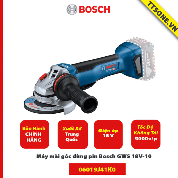 Máy mài góc dùng pin 18V Bosch GWS 18V-10 P -Chính Hãng
