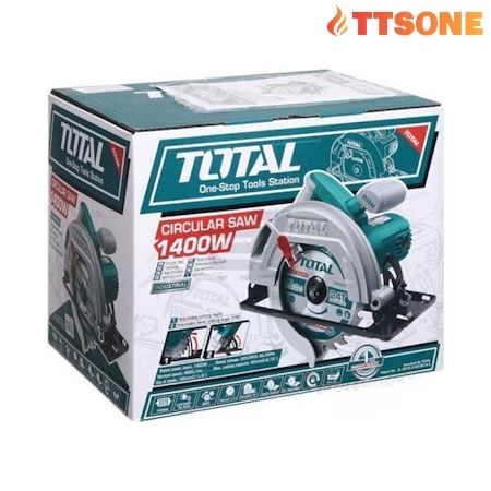 Máy Cưa Đĩa Tròn 1600W TOTAL TS1161856 - Chính Hãng