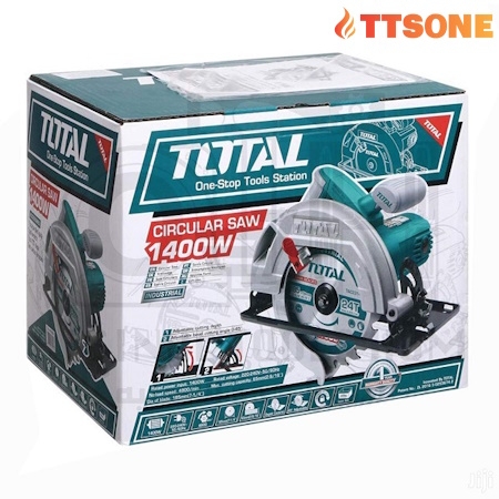Máy Cưa Đĩa 1400W TOTAL TS1141856-Chính Hãng