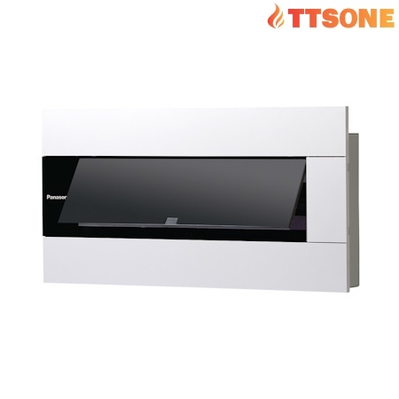 Tủ Điện Âm Tường Mặt Che Trong Suốt 12 Đường Màu Trắng PANASONIC BQDX12T11A