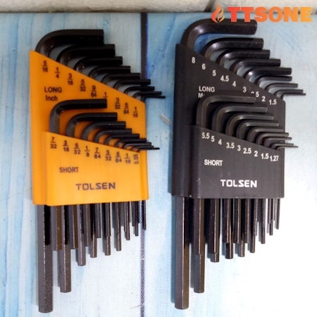 Bộ 36 Cây Lục GiácHệ Met - Inch TOLSEN 20094
