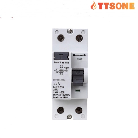 Cầu Dao Chống giật RCCB 2P 63A PANASONIC BBDR26330HV