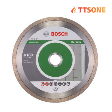 Đĩa Cắt Kim Cương 105mm (không khía) BOSCH 2608676934 - Chính hãng