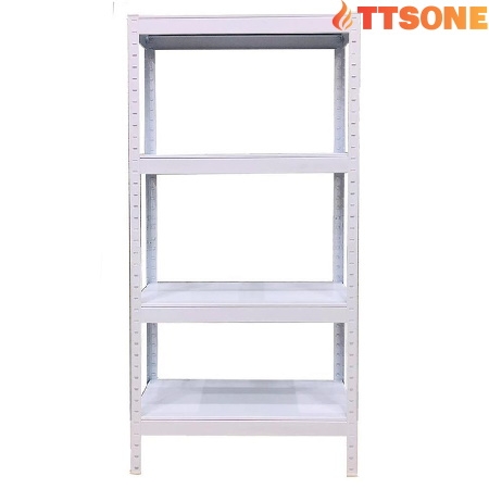 Kệ Thép 4 Tầng 76cmx31cmx153cm Màu Trắng FABINAA