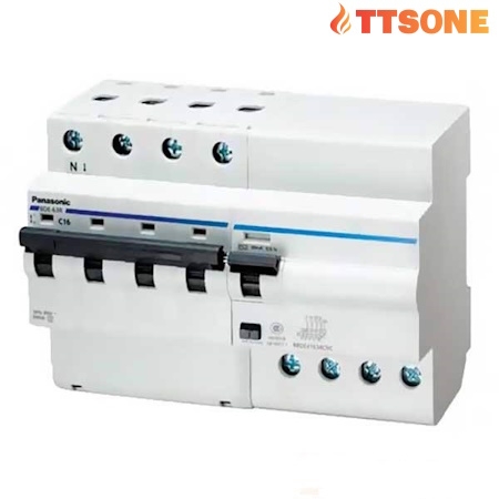 Cầu Dao Tép Chống giật 4P 50A PANASONIC BBDE45034CNV