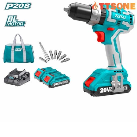 Máy Khoan Búa Dùng Pin TOTAL TIDLI20608 - Chính Hãng