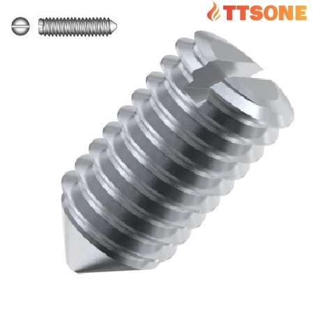Vít Trí Xẻ Rãnh Đầu Nhọn Din 553 M8