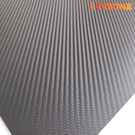 Tấm Carbon 3K T300 Twill Matte 600*500mm Dày 1mm