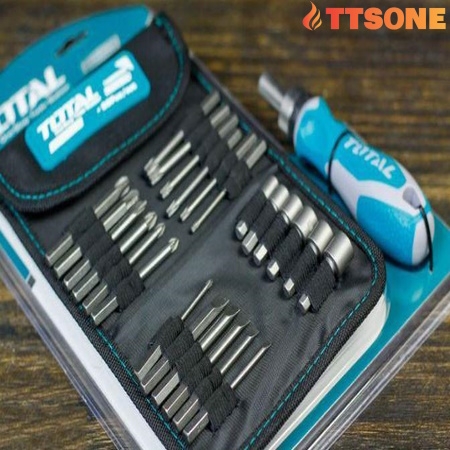 Bộ mũi vít 26 chi tiết TOTAL TACSD30266