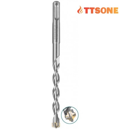 Mũi Khoan Bê Tông Bốn Cạnh (+) 22x260mm Total TAC312203C