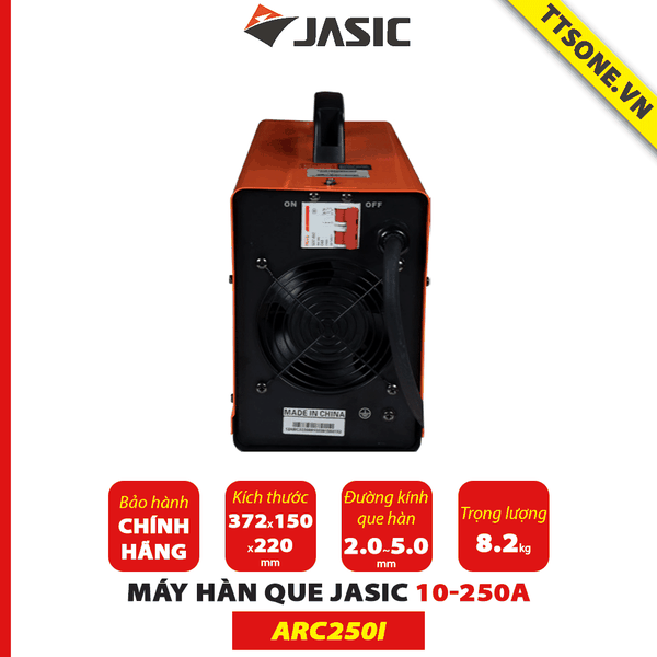 Máy hàn que ARC250I 10-250A JASIC - Chính hãng