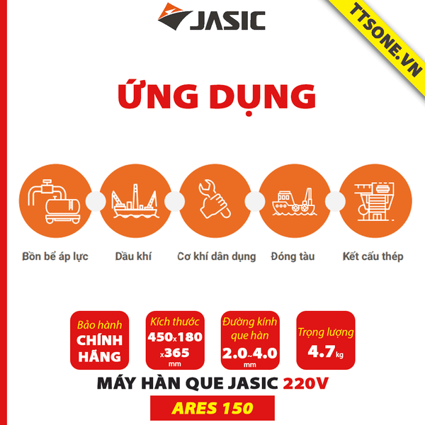 Máy hàn que ARES 150 JASIC - Chính hãng