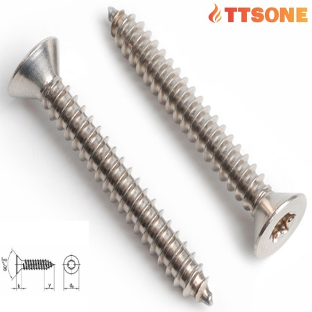 Vít Tự Khoan Đầu Bằng M4.8 Din 7504