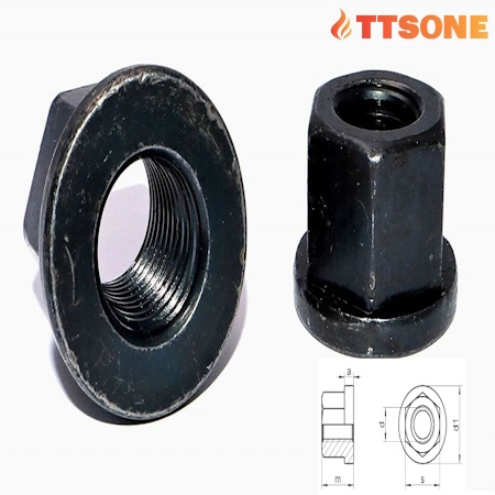 Đai Ốc Lục Giác Mặt Bích DIN 6331