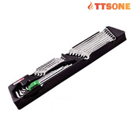 Bộ cờ lê đầu vòng miệng & khóa lục giác 20PCS 15° TOPTUL GM-2029