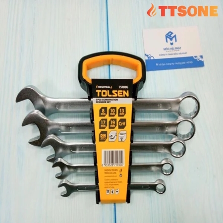 Bộ 5 khóa vòng miệng TOLSEN 15886